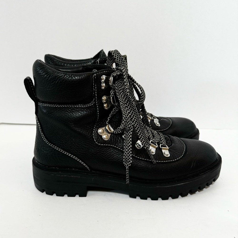 J. Crew Leather Lace Up Boot